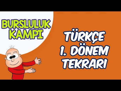 6. Sınıf Türkçe 1. Dönem Tekrarı | Bursluluk Kampı 2020