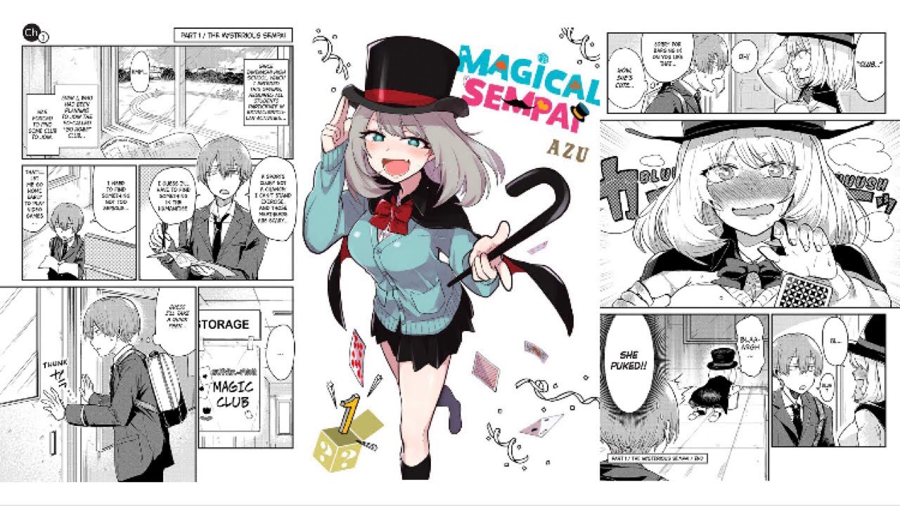 Magical Sempai (手品先輩) - Volume 1 - Manga Review 