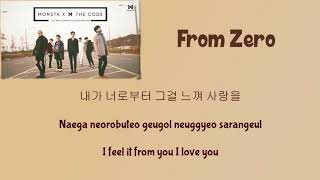 [HAN|ROM|ENG]  MONSTA - X (몬스타엑스) - FROM ZERO LYRICS