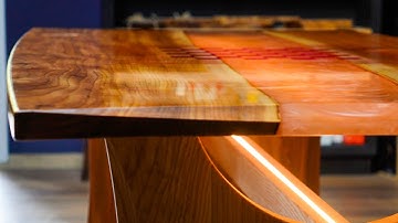 Crafting A €30.000 Epoxy Table With CNC Engraved Chessboard - Woodworking Tutorial