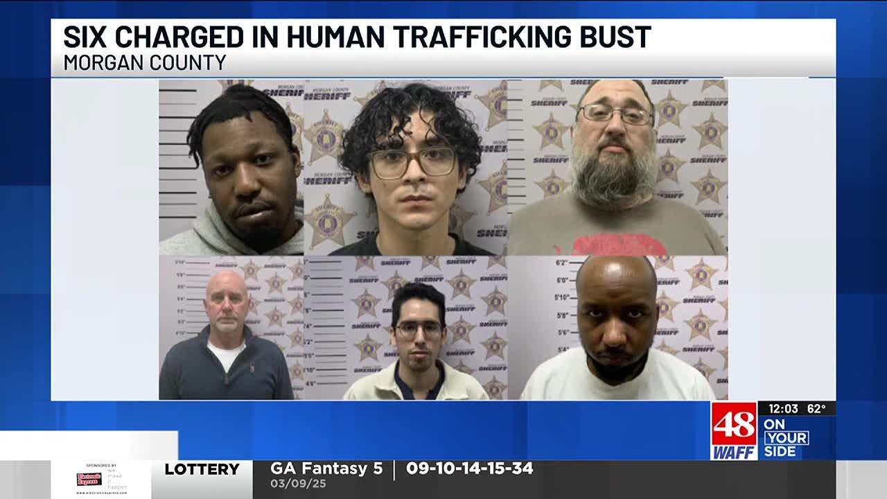 Six men arrested in Morgan County Anti-Human Trafficking Operation ...
