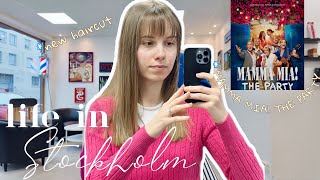 Getting a new haircut and going to the musical 🎶 | Life in Stockholm, Sweden