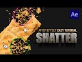 After Effects Shatter Effect 🔨 | Easy Broken Glass Tutorial for Beginners ✨