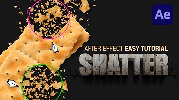After Effects Shatter Effect 🔨 | Easy Broken Glass Tutorial for Beginners ✨