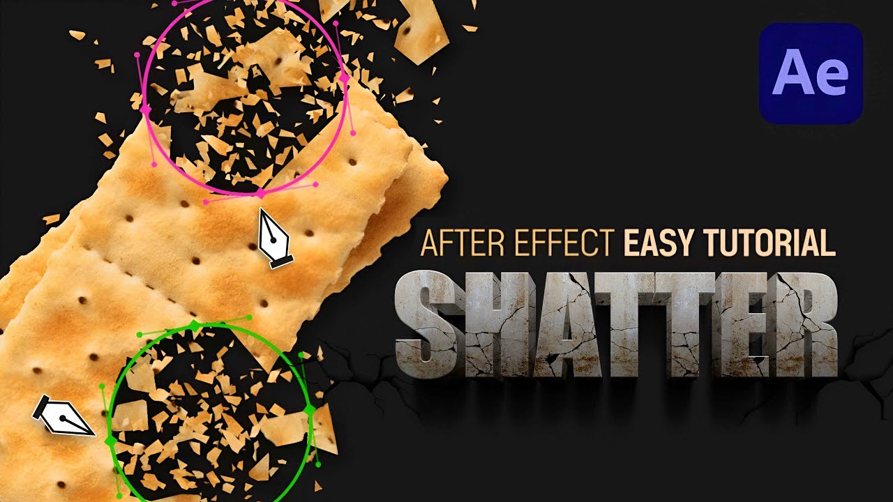 After Effects Shatter Effect 🔨 | Easy Broken Glass Tutorial for ...