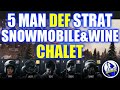 5 Man Strat- Chalet, Defending Snowmobile Garage & Wine Cellar: Rainbow Six Siege Wind Bastion