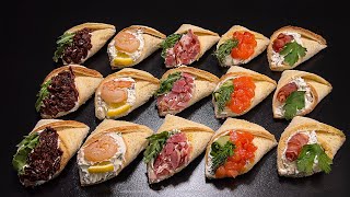картинка: Эти 5 ЗАКУСОК спасут твою вечеринку! 😍 Вместо скучных сэндвичей – готово всего за 5 минут!