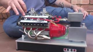 Video brought to you by diego tobar:
https://www./channel/ucevf3sw5d-arrxyoqz3y8fq this is a miniature
version of real ferrari v8 engine!