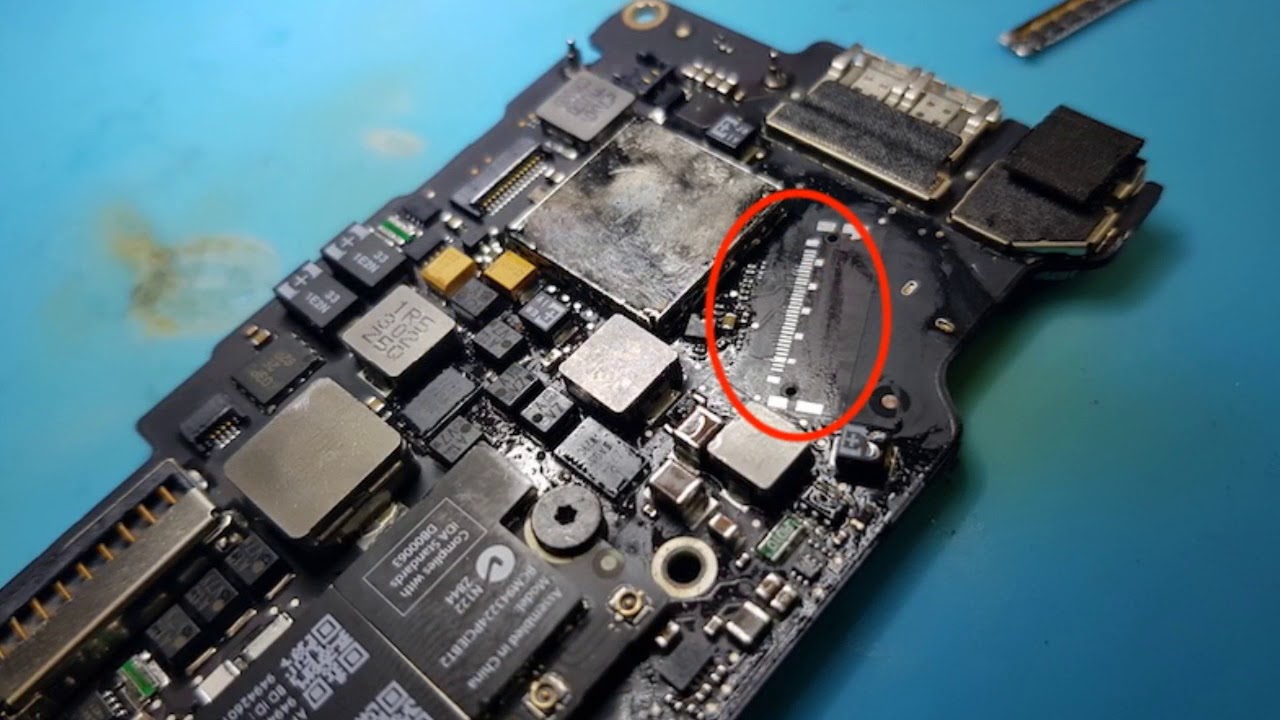 MacBook air no image fix lvds lcd connector repair YouTube