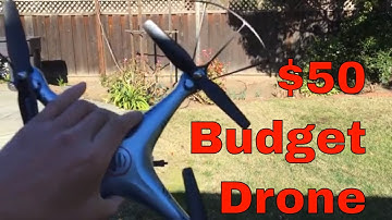 Maiden Flight: Syma X5 X5HW $50 Budget Drone First Person View FPV RC Quadcopter