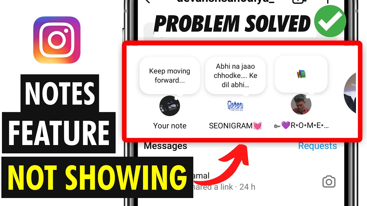 Instagram New Notes Feature Not Showing PROBLEM SOLVED | How to Get ...