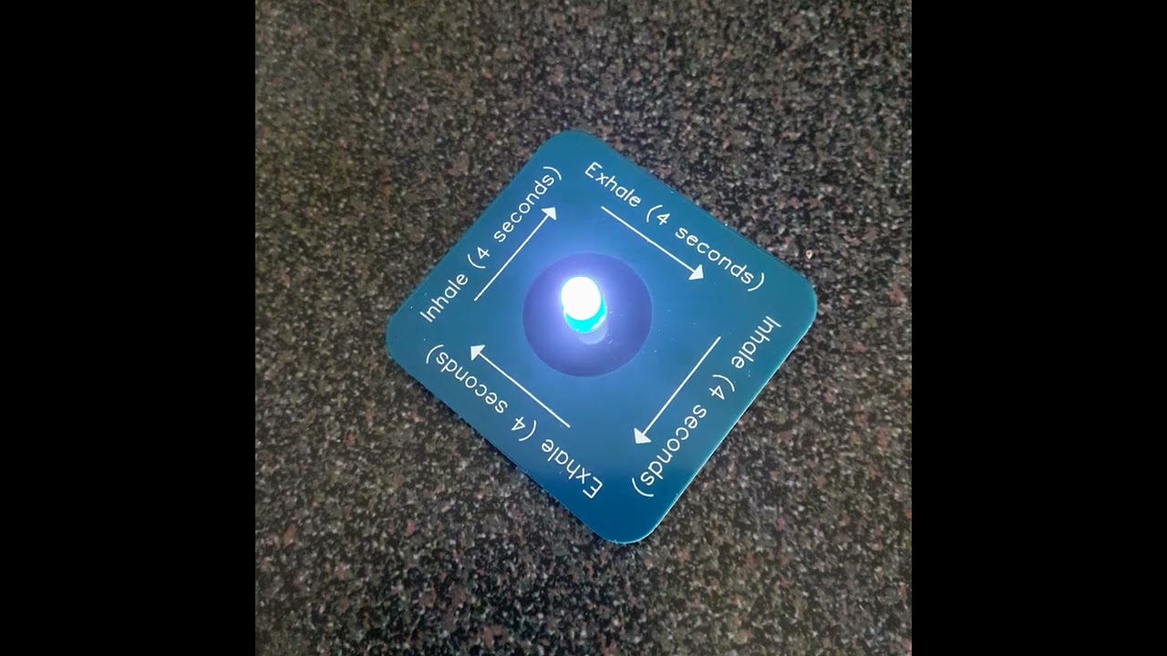 calming led, breathing regulation.