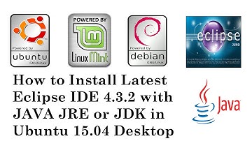 How to Install Eclipse IDE 4.3.2 with Java 8 (JDK or JRE 8u45) in Ubuntu Desktop 15.04, 14.10 LTS