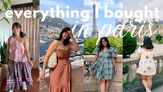 everything I bought in PARIS 🛍🇫🇷 vintage/thrifting, clothes, french pharmacy haul, yarn & more