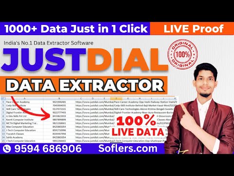 Justdial Data Extractor Original Panel | India's No.1 Justdial Software