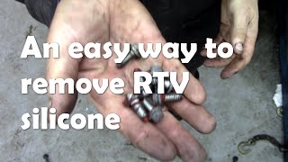 How to remove RTV silicone easily!