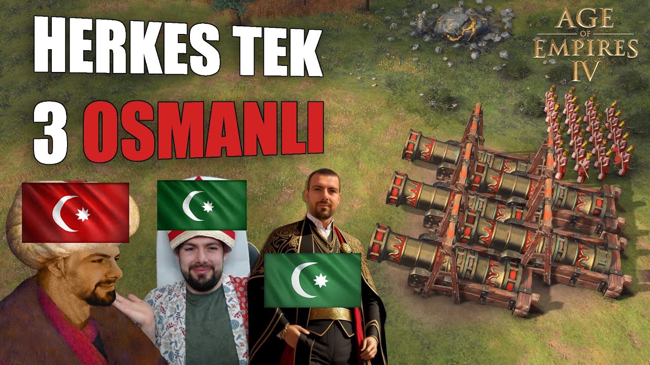 Göçebe Oynadığım En İyi 3 OSMANLI Mücadelesi | Age of Empires IV