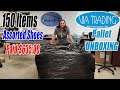 VIA Trading Assorted Shoe Pallet UNBOXING - 150 shoes - Will I make Money? - Online Reselling