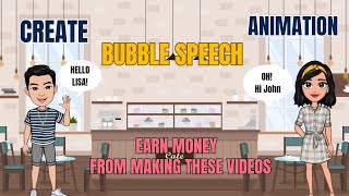 How To Draw Speech Bubbles Animation in Canva | Canva Animation Tutorial screenshot 2