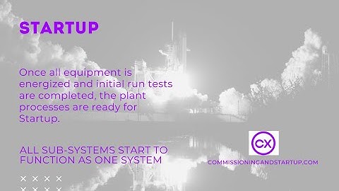 Process/System Startup- What is exactly a Startup?