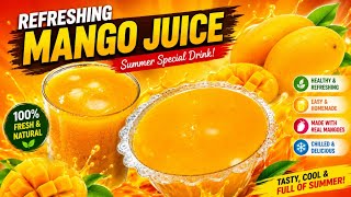 🥭Mango frooty😋 | 🥭Mango Lassi | Aam ka Squash | मैंगो लस्सी | Frooti at home | Mango Juice Recipe |