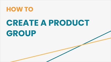 How to Create a Product Group