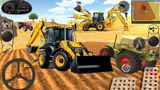 JCB backhoe loader driving - best JCB machine game - New JCB game - jcb android gameplay screenshot 3