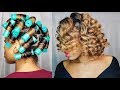 How To | Set Perm Rod Correctly| Large Roller Set | Natural Hair