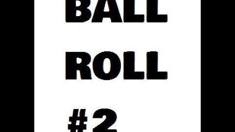 Simple 2D animation - Ball roll.