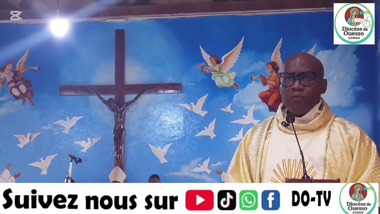 Messe Pontificale de Mgr Brice ARMAND IBOMBO à La Paroisse St Michel ARCHANGE De pokola
