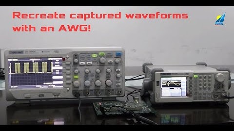 Easy Waveform Transfer from a Siglent oscilloscope to an SDG generator