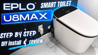 How to Install a Smart Toilet (EPLO U8MAX DIY Step-by-Step)