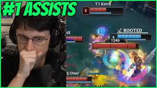 Keria Overtakes Faker's Worlds Assists To Become #1