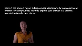 Math of Finance: Finding equivalent interest rate Profile