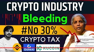 NO 30% Crypto Tax and 1% tds   #reducecryptotax  | why Indian government ban binance