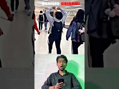 Powerful origami paper plane 😱 || #shorts #experiment @C@CrazyXYZ