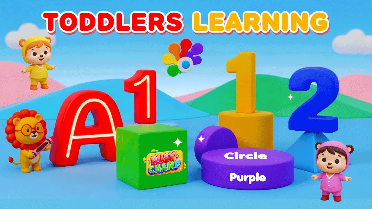 The Best Toddler Learning Activities For 3 Year olds at home - YouTube