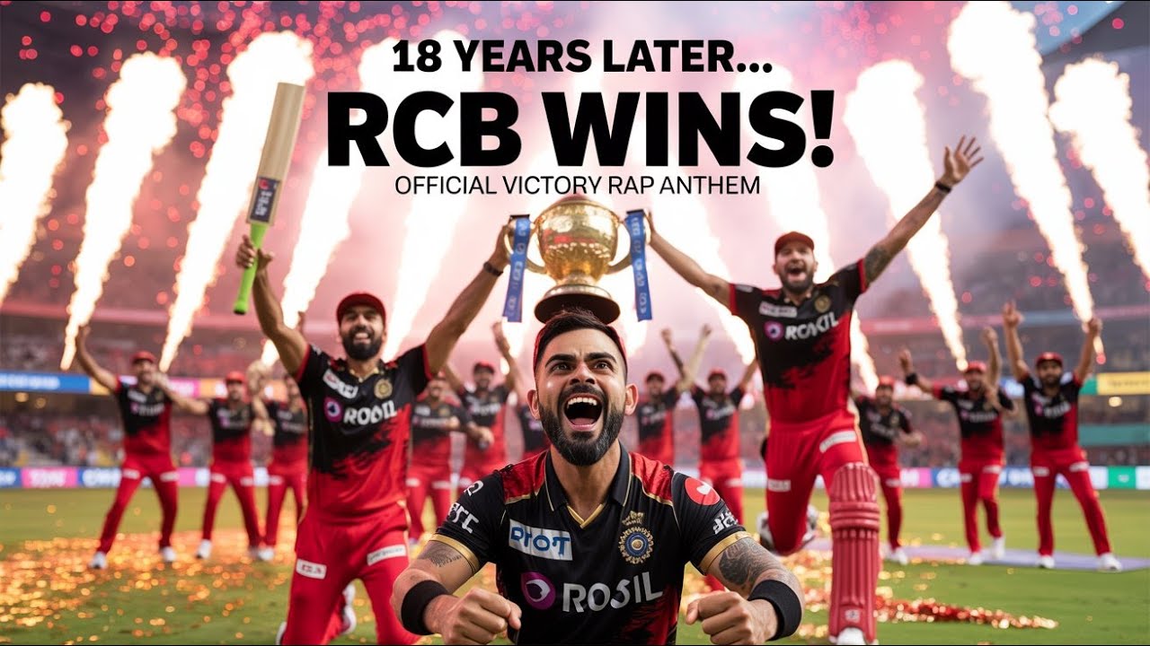 🎤 "RCB WINS After 18 Years! | Official Victory Rap Anthem | Virat Kohli Tribute Song 2024"