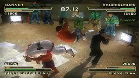 Def Jam Fight For NY Team Match as David Banner with Bonecrusher at The Pit