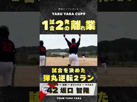 1試合2発の離れ業　弾丸ホームラン