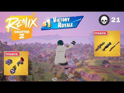 High Elimination Solo Vs Squads Gameplay Win (Fortnite Chapter 2 Remix ...