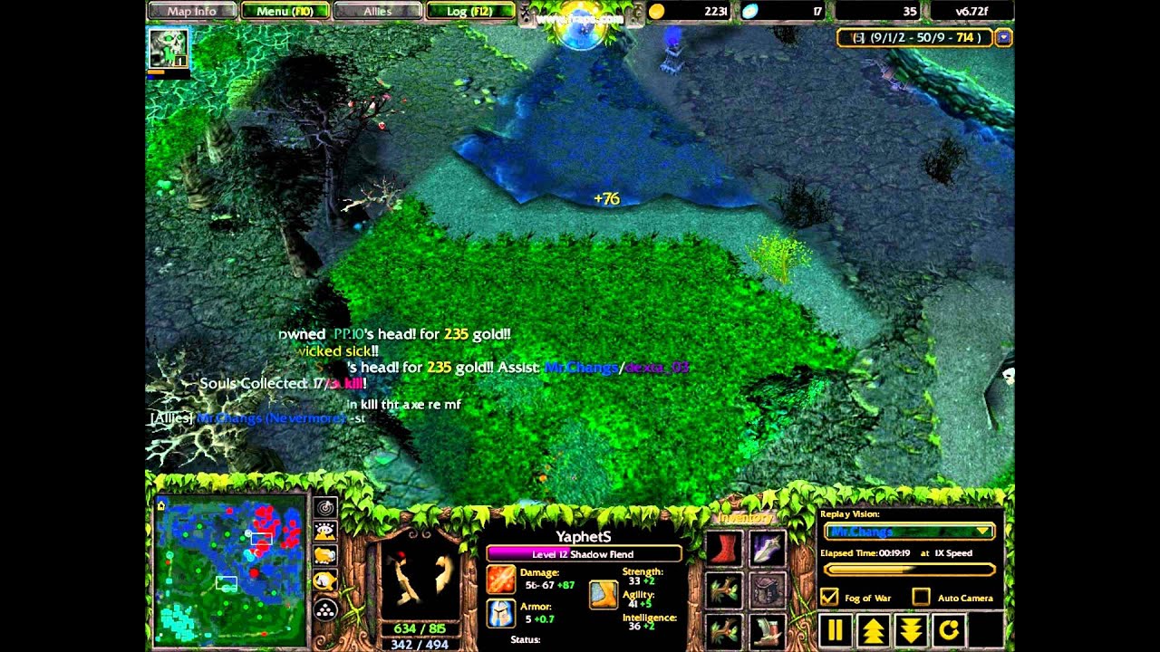 Dota video.... (My generation Yaphets) Nevermore....