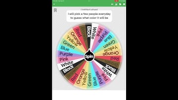 I’m gonna spin everyday! #guess #colors #startingnow #shoutout #colorwheel