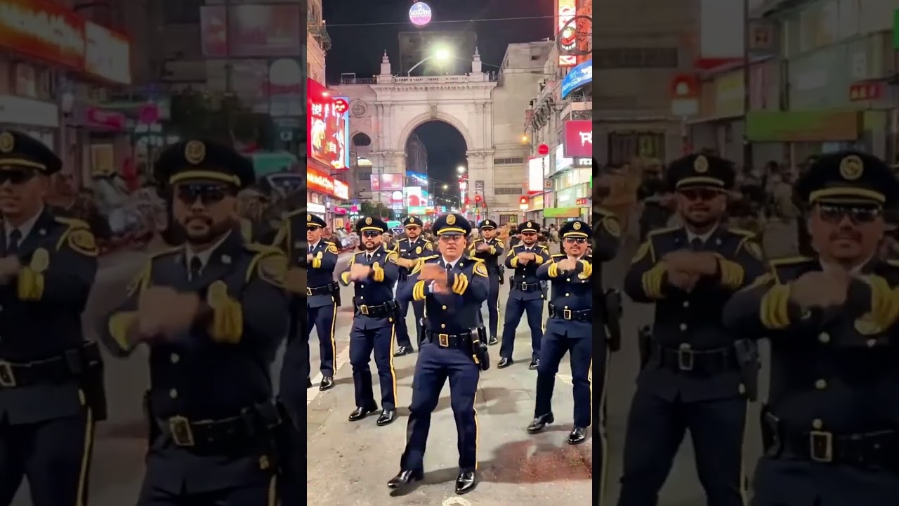 Mexico Police Dance 2025 💃🚨 | Viral Fiesta Cops Groove