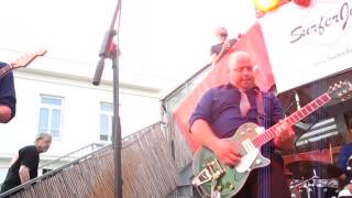 THE BIARRITZ BOYS FLIGHT OF THE SURF GUITAR
I filmed this @ The SURFER JOE SUMMER FESTIVAL 2015 in Livorno, Italy. This performance took place on The Tiki Stage outdoors on the grounds behind The Surfer Joe Diner. The date was June 21, 2015. This is an UnsteadyCam Production. Cover of a song by THE ATLANTICS THE BIARRITZ BOYS FLIGHT OF THE SURF GUITAR