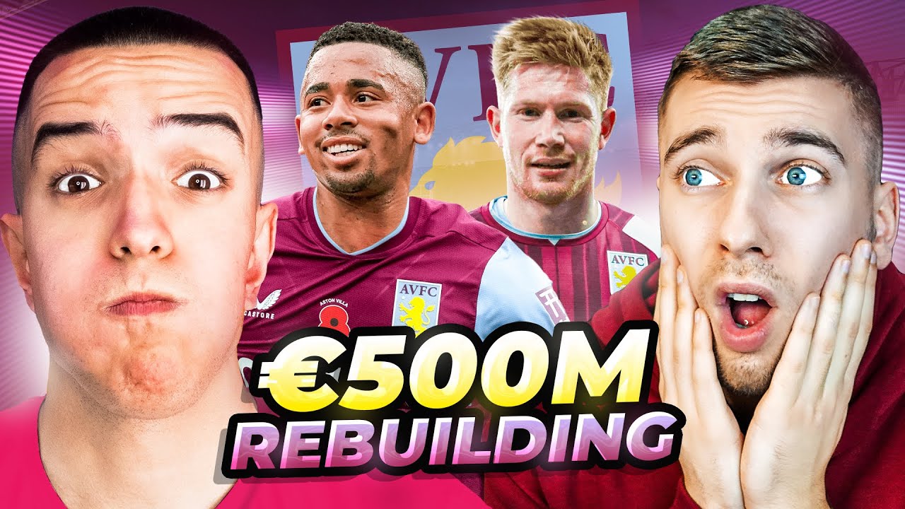 NAJSMJEŠNIJI €500M REBUILDING ASTON VILLE SA IDZOM ! FIFA 23
