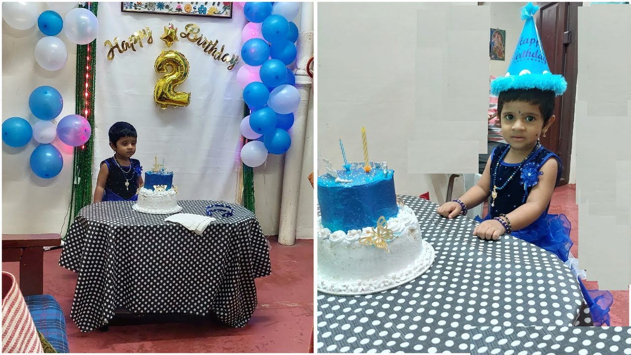 2 Tier Dark Blue Birthday Cake YouTube 2-tier-dark-blue-birthday-cake-youtube