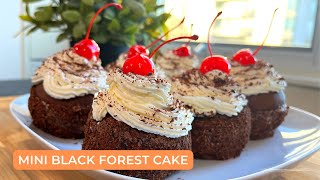 The Most Amazing Mini Black Forest Cake | Decadent and Delicious