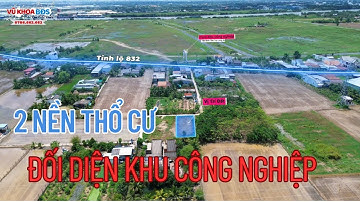 BĐS Tân Trụ - Bán 2 nền thổ cư đối diện khu công nghiệp an nhựt tân 5x26 130m2