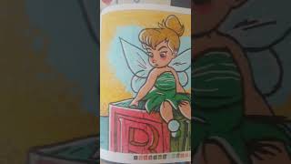 colo fée clochette tome petite poupée page 27 #coloriagesmysteres  #tinkerbell  #artherapy